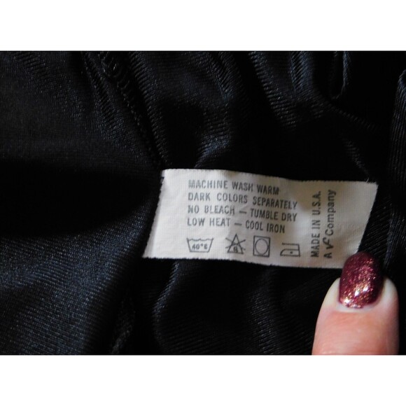 Vanity Fair Slip Womens Black 20" Half Slip 100% Nylon Size Large - Picture 11 of 11